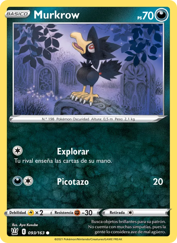 Murkrow (Battle Styles #93/163)