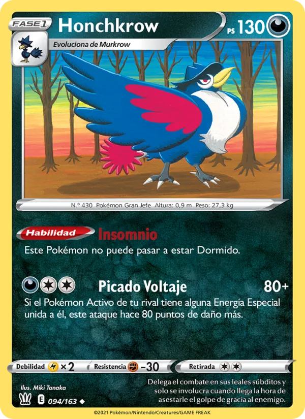 Honchkrow (Battle Styles #94/163)