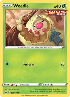 Weedle (Reinado Escalofriante #1/198)