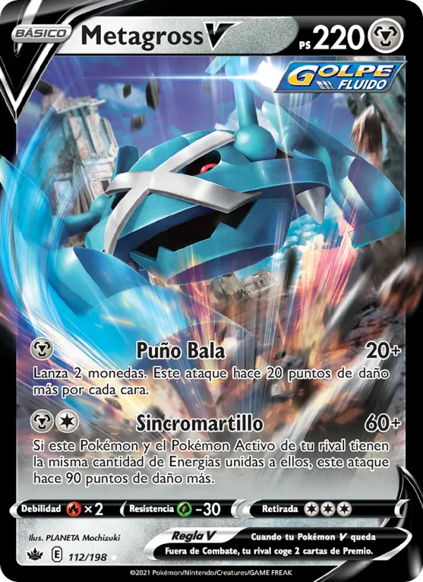 Metagross V (Reinado Escalofriante #112/198)