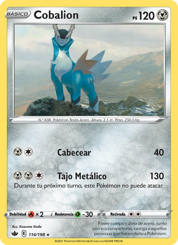 Cobalion (Chilling Reign #114/198)