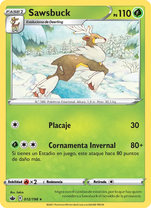 Sawsbuck (Reinado Escalofriante #12/198)