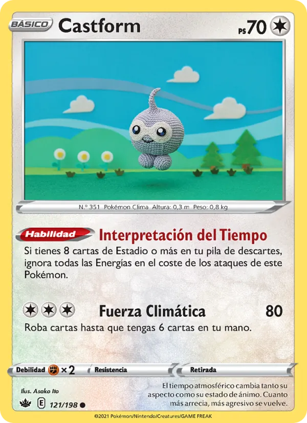 Castform (Reinado Escalofriante #121/198)