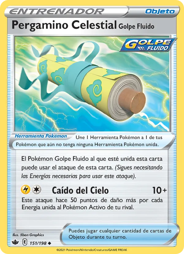Pergamino Celestial Golpe Fluido (Reinado Escalofriante #151/198)