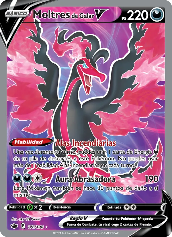 Moltres de Galar V (Reinado Escalofriante #176/198)
