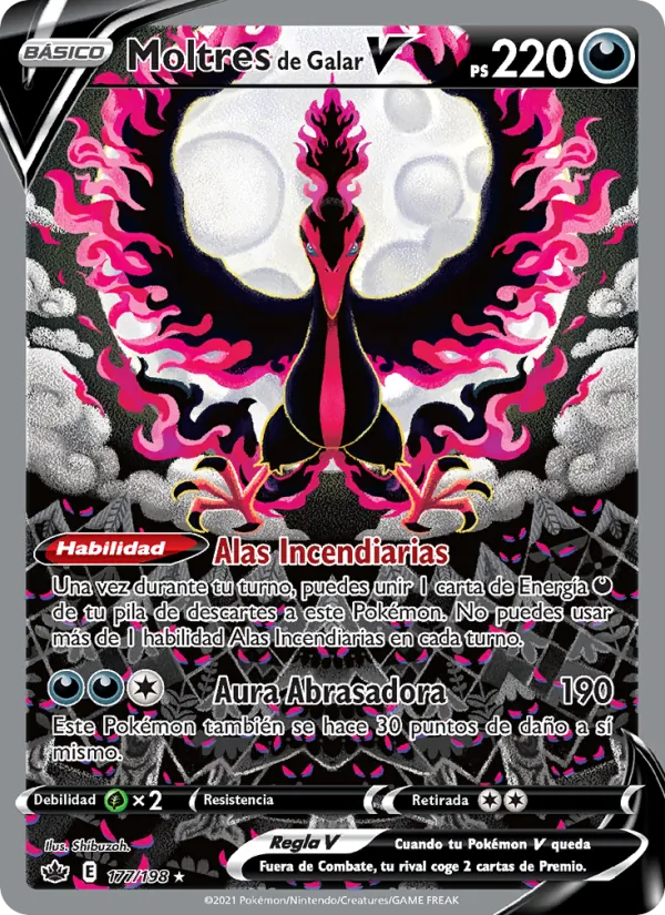 Moltres de Galar V (Reinado Escalofriante #177/198)