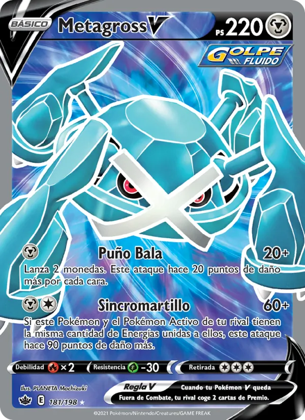 Metagross V (Chilling Reign #181/198)
