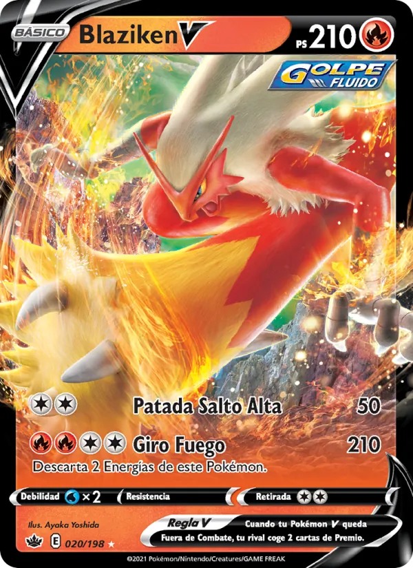 Blaziken V (Reinado Escalofriante #20/198)