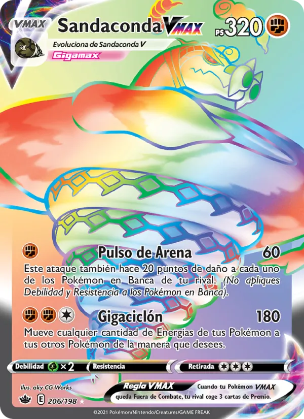 Sandaconda VMAX (Reinado Escalofriante #206/198)