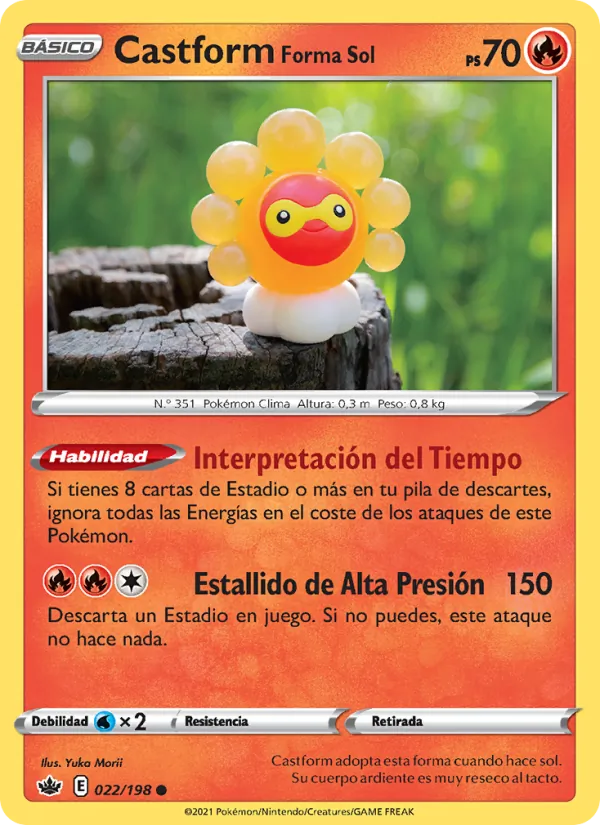 Castform Forma Sol (Reinado Escalofriante #22/198)