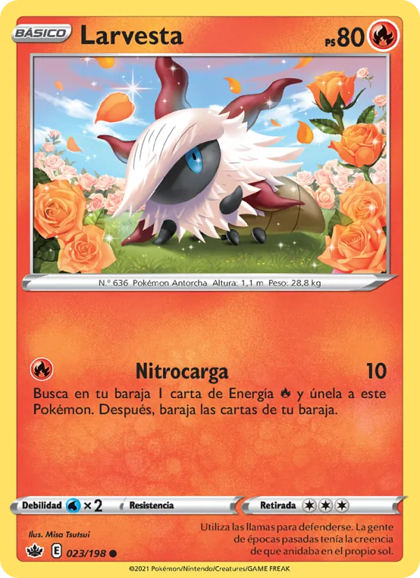 Larvesta (Reinado Escalofriante #23/198)