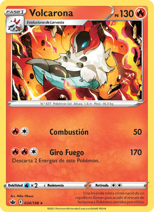 Volcarona (Reinado Escalofriante #24/198)
