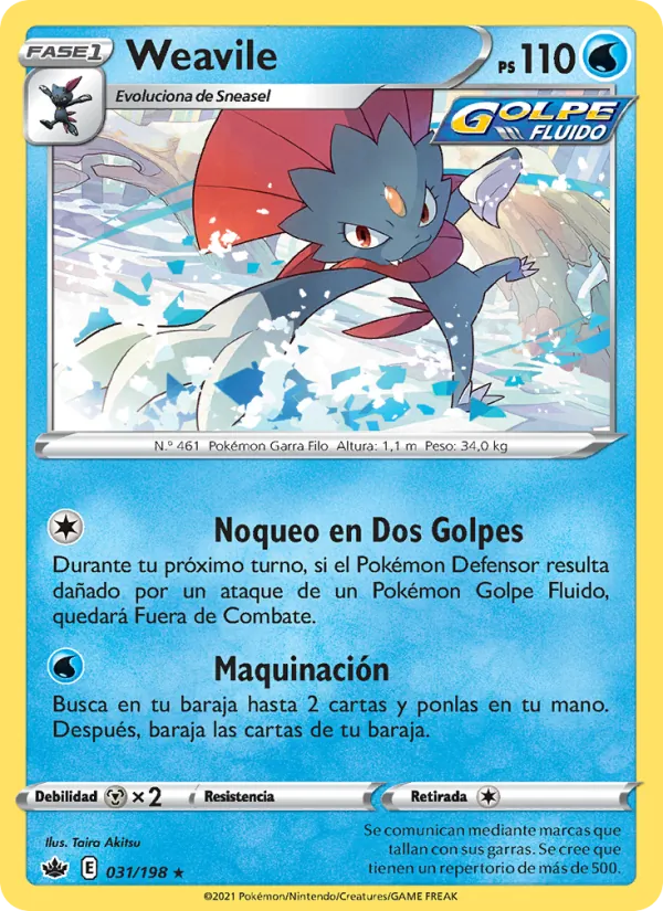Weavile (Reinado Escalofriante #31/198)