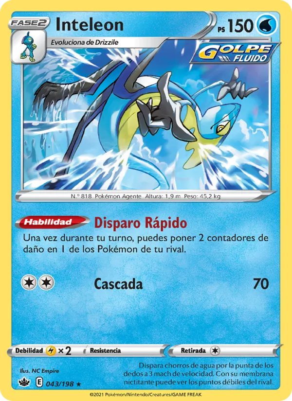 Inteleon (Reinado Escalofriante #43/198)
