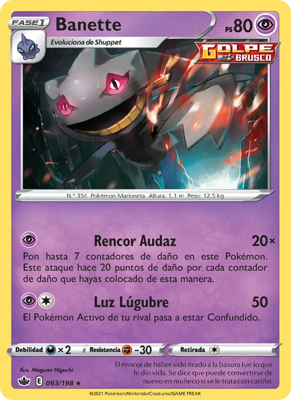 Banette (Chilling Reign #63/198)