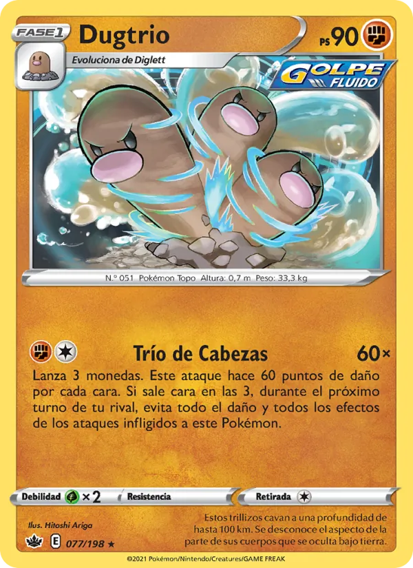 Dugtrio (Reinado Escalofriante #77/198)