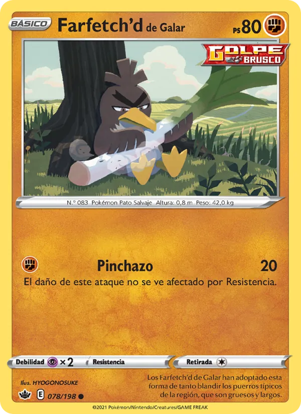 Farfetch'd de Galar (Chilling Reign #78/198)