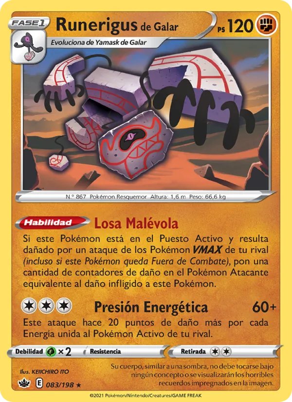 Runerigus de Galar (Chilling Reign #83/198)