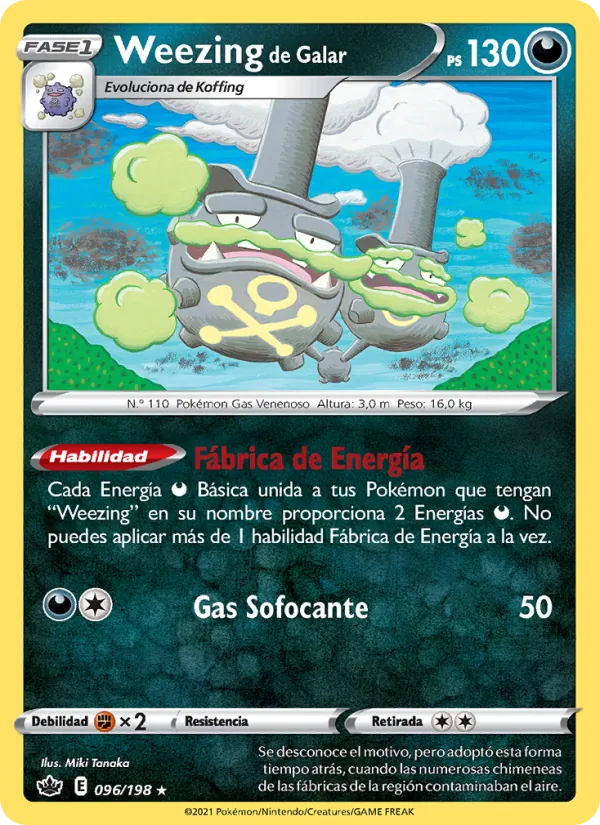 Weezing de Galar (Chilling Reign #96/198)