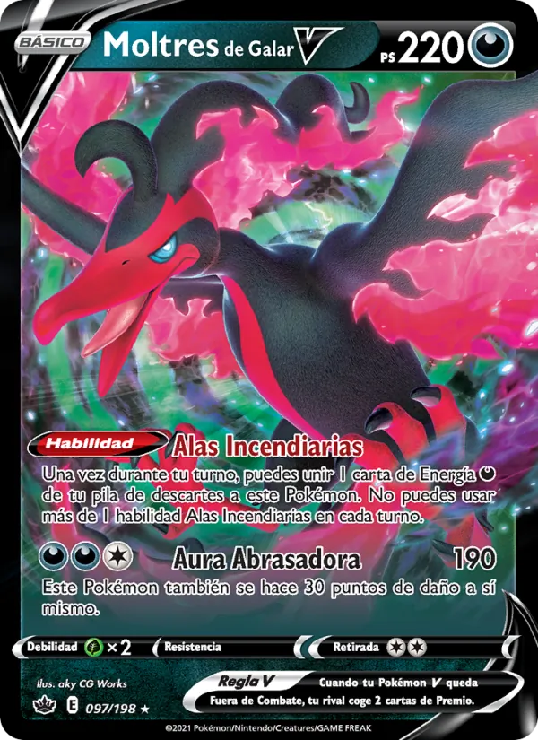 Moltres de Galar V (Chilling Reign #97/198)
