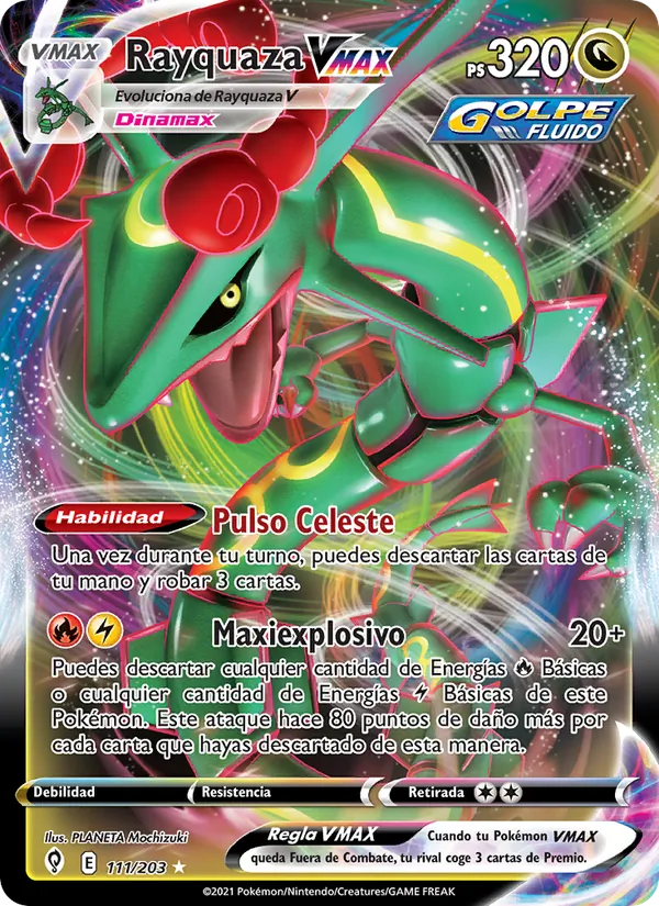 Rayquaza VMAX (Cielos Evolutivos #111/203)