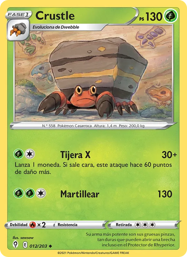 Crustle (Cielos Evolutivos #12/203)