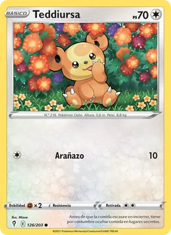 Teddiursa (Cielos Evolutivos #126/203)