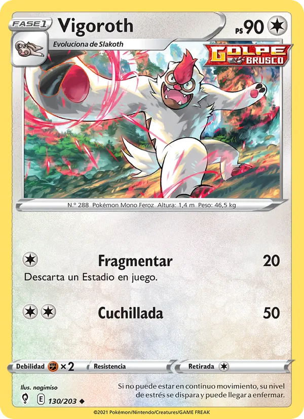Vigoroth (Evolving Skies #130/203)