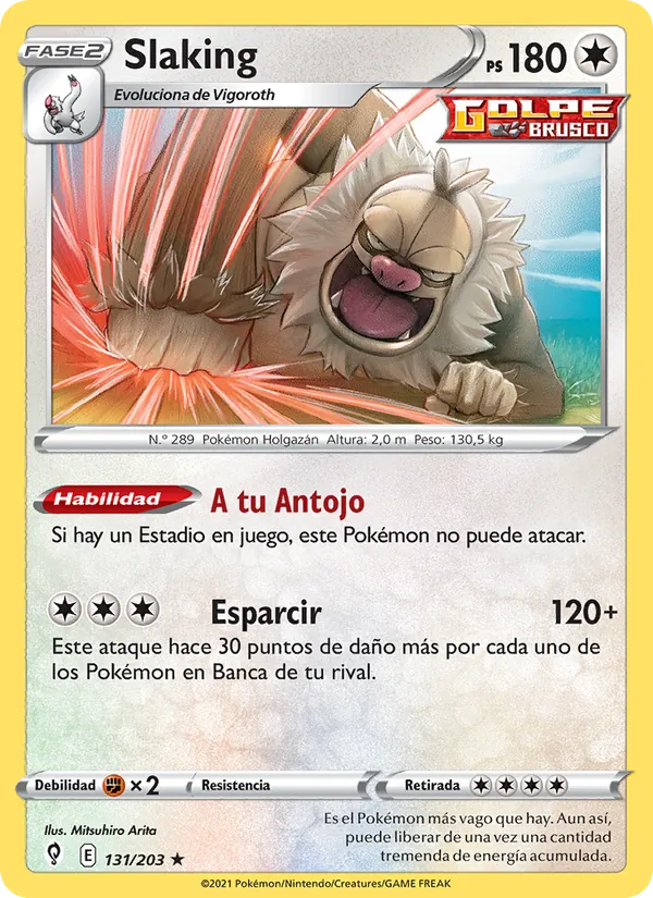 Slaking (Evolving Skies #131/203)