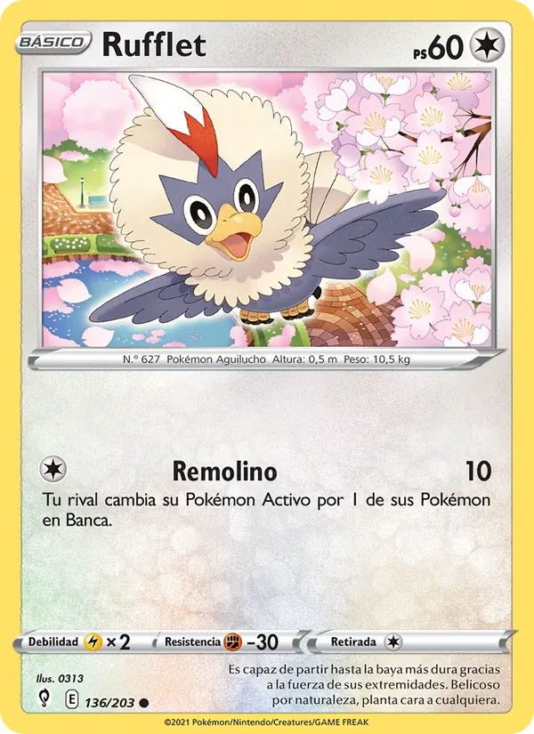 Rufflet (Evolving Skies #136/203)