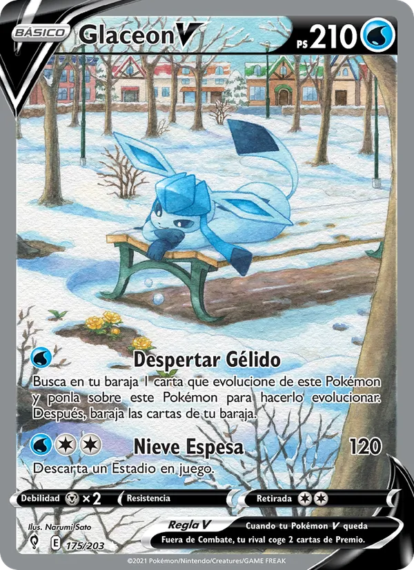 Glaceon V (Cielos Evolutivos #175/203)