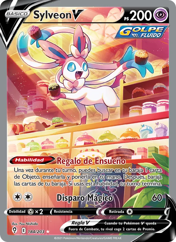 Sylveon V (Evolving Skies #184/203)