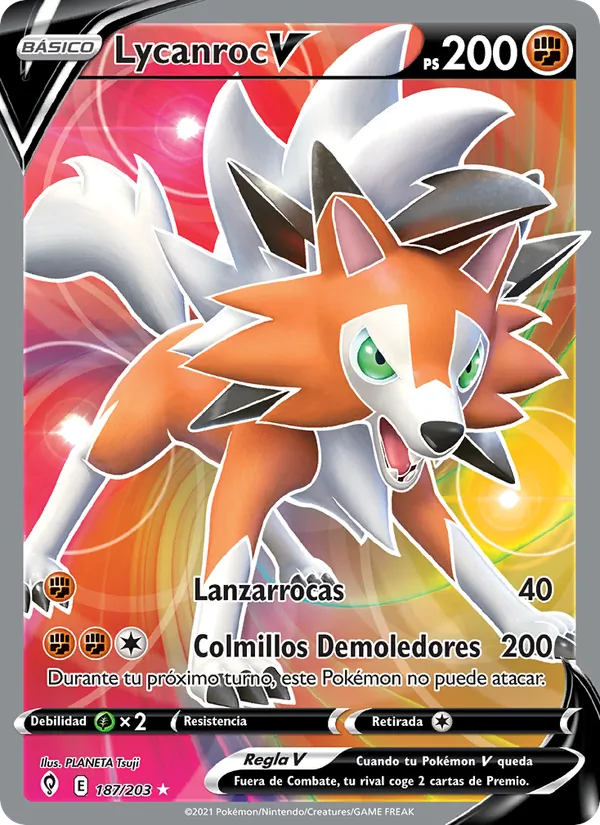Lycanroc V (Cielos Evolutivos #187/203)