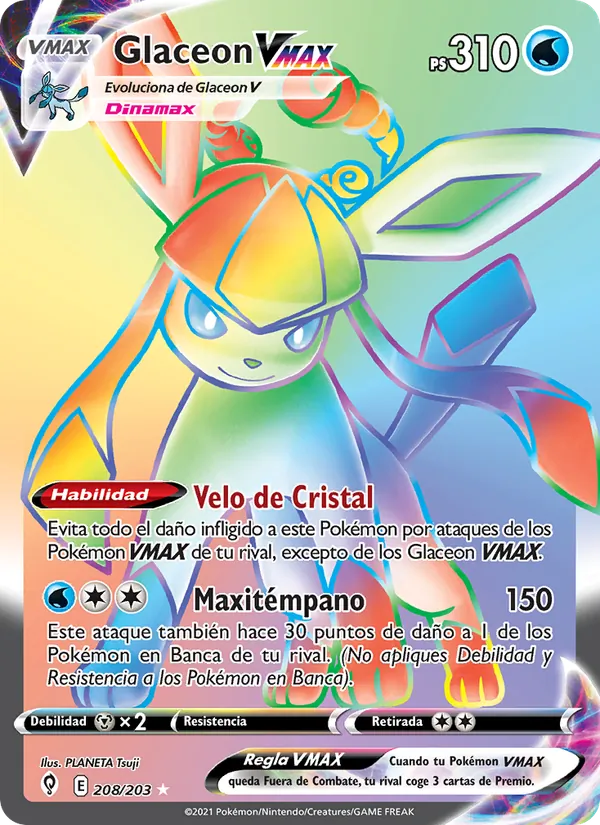 Glaceon VMAX (Evolving Skies #208/203)