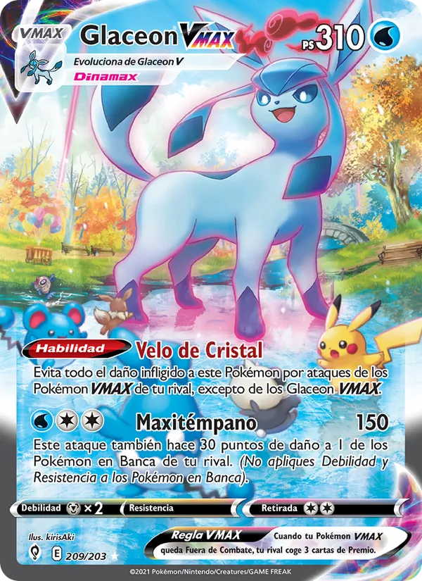 Glaceon VMAX (Cielos Evolutivos #209/203)