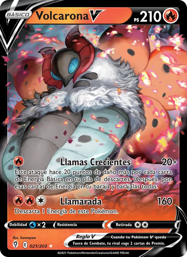 Volcarona V (Cielos Evolutivos #21/203)