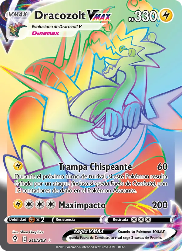 Dracozolt VMAX (Cielos Evolutivos #210/203)