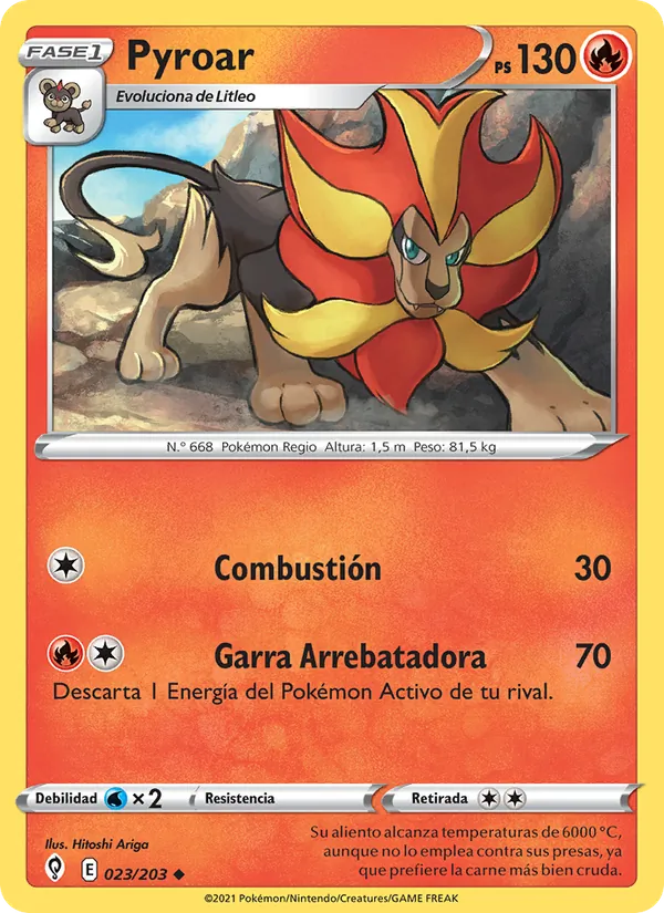 Pyroar (Cielos Evolutivos #23/203)