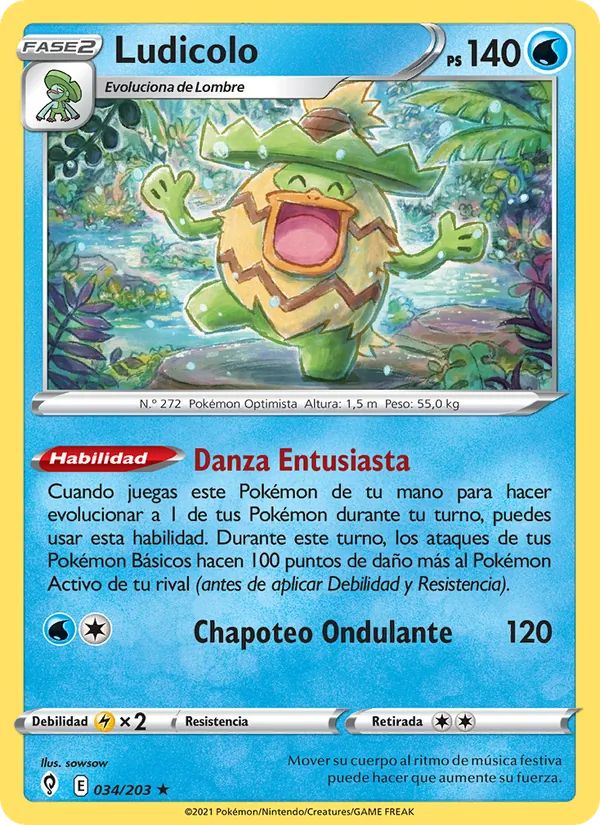 Ludicolo (Cielos Evolutivos #34/203)