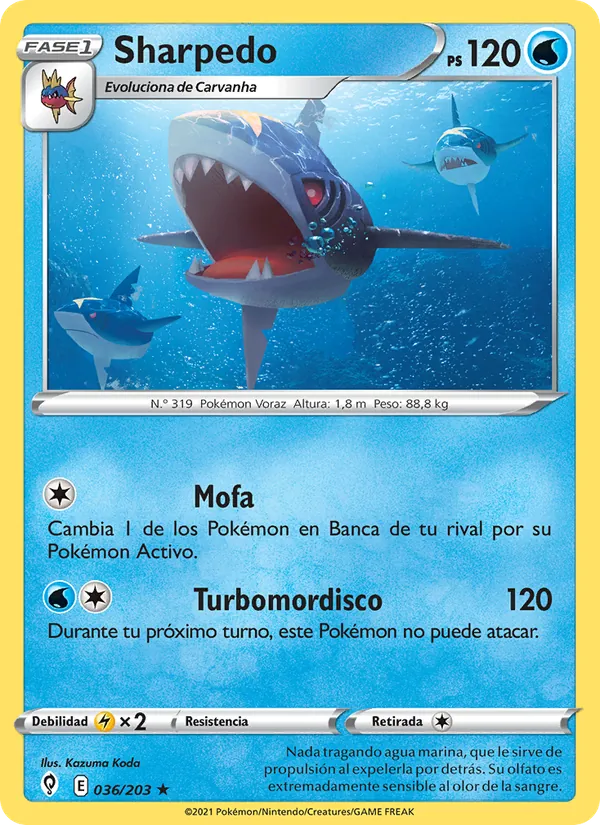Sharpedo (Cielos Evolutivos #36/203)