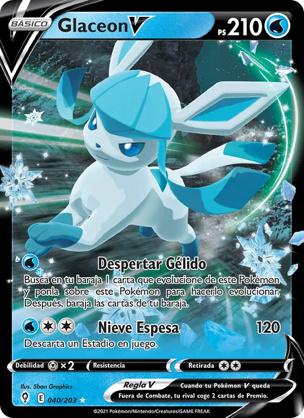 Glaceon V (Cielos Evolutivos #40/203)