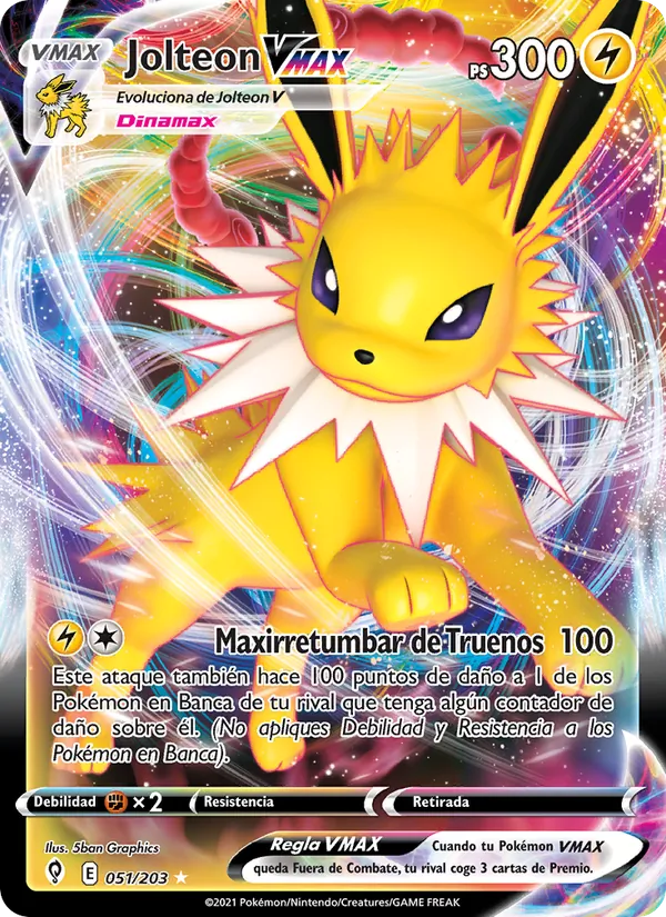 Jolteon VMAX (Cielos Evolutivos #51/203)