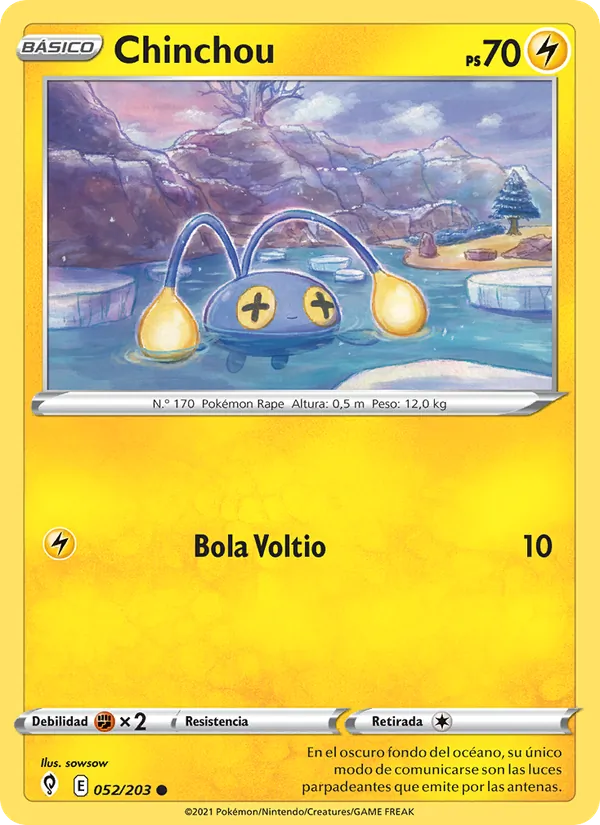 Chinchou (Evolving Skies #52/203)