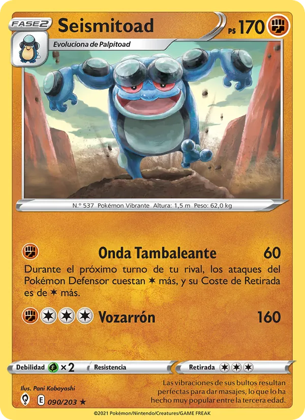 Seismitoad (Cielos Evolutivos #90/203)