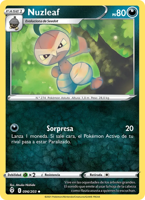 Nuzleaf (Evolving Skies #96/203)