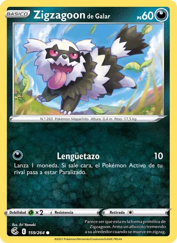 Zigzagoon de Galar (Fusion Strike #159/264)