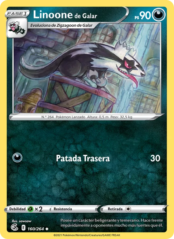 Linoone de Galar (Fusion Strike #160/264)