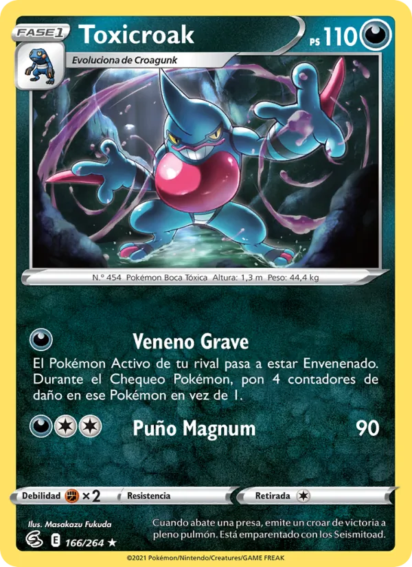 Toxicroak (Fusion Strike #166/264)