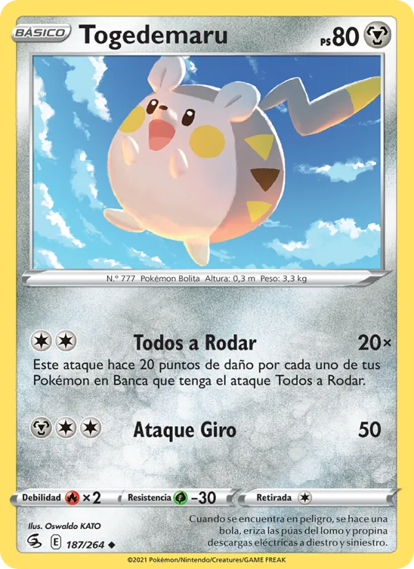 Togedemaru (Golpe Fusión #187/264)