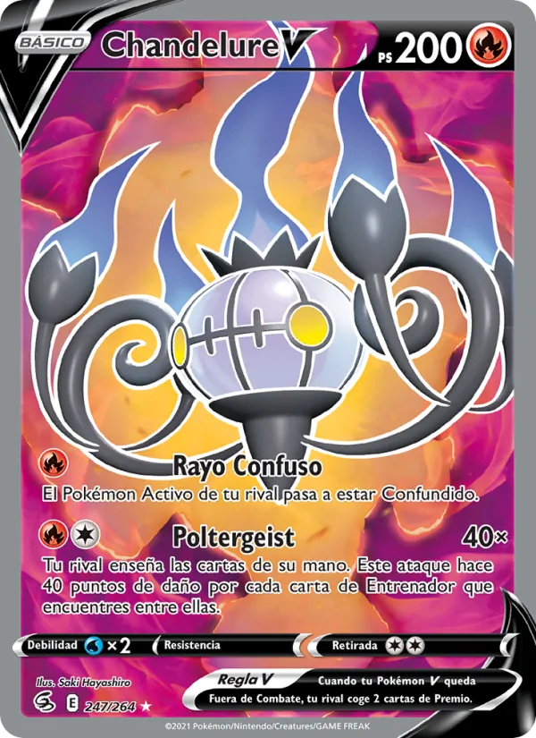 Chandelure V (Golpe Fusión #247/264)